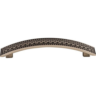 Top Knobs Trevi Crest Pull 5" c-c in Pewter Antique