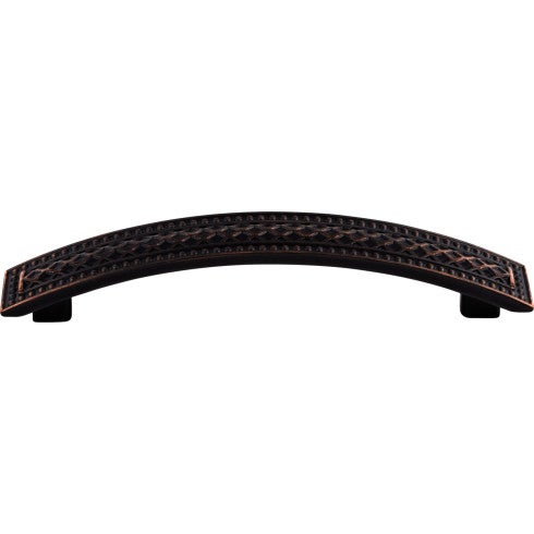 Top Knobs Trevi Crest Pull 5" c-c in Tuscan Bronze