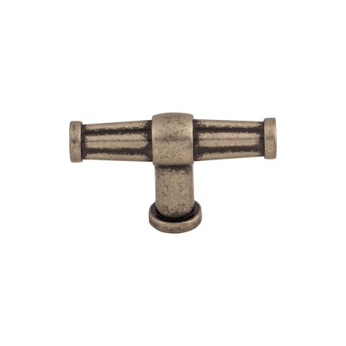 Top Knobs Luxor T-Handle 2 1/2" in Pewter Antique
