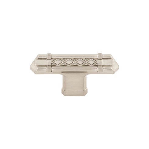 Top Knobs Tower Bridge T-Handle 2 5/8" in Brushed Satin Nickel