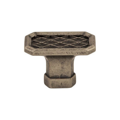 Top Knobs Tower Bridge Knob 1 1/2" in Pewter Antique