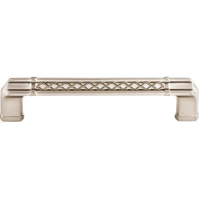Top Knobs Tower Bridge Pull 5" c-c in Brushed Satin Nickel