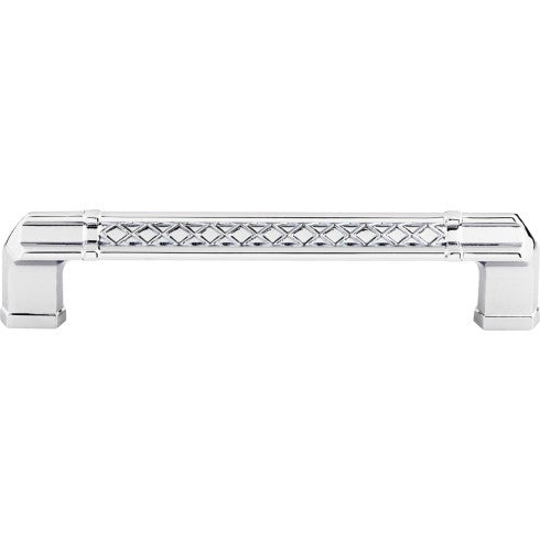 Top Knobs Tower Bridge Pull 5" c-c in Polished Chrome