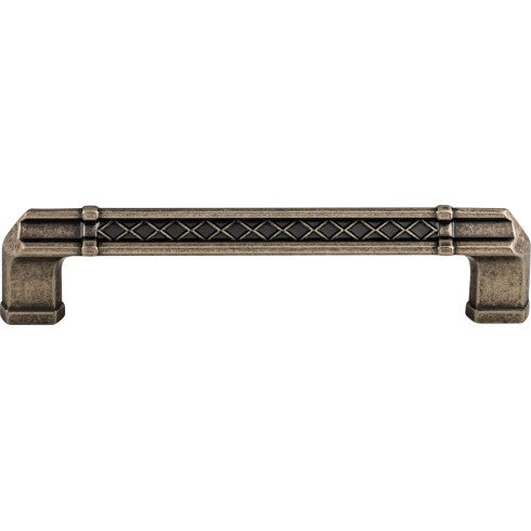 Top Knobs Tower Bridge Pull 5" c-c in Pewter Antique