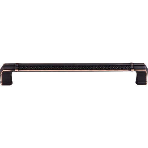Top Knobs Tower Bridge Pull 12" c-c Appliance Pull in Umbrio