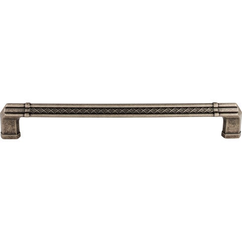 Top Knobs Tower Bridge Pull 18" c-c Appliance Pull in Pewter Antique