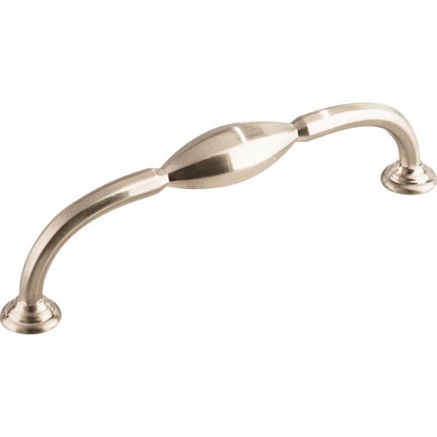 Top Knobs CHAREAU® D Pull 5 1/16" c-c in Brushed Satin Nickel