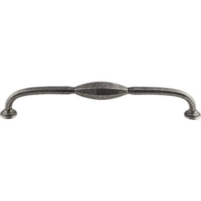 Top Knobs CHAREAU® D Pull 8 13/16" c-c in Black Iron