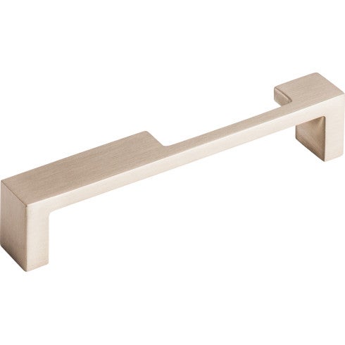 Top Knobs Modern Metro Notch Pull A 5" c-c in Brushed Satin Nickel