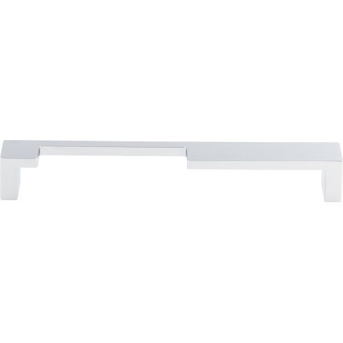 Top Knobs Modern Metro Notch Pull A 7" c-c in Polished Chrome