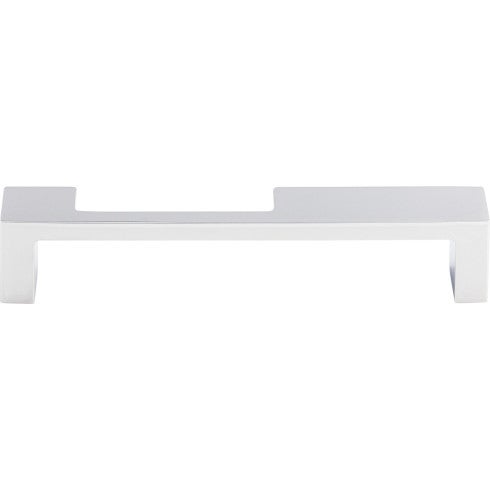 Top Knobs Modern Metro Notch Pull B 5" c-c in Polished Chrome