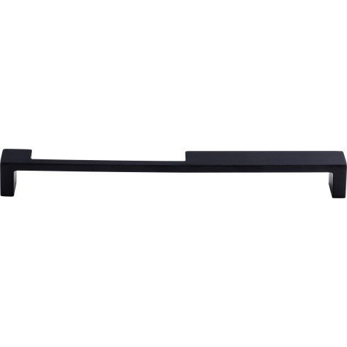 Top Knobs Modern Metro Notch Pull B 9" c-c in Flat Black