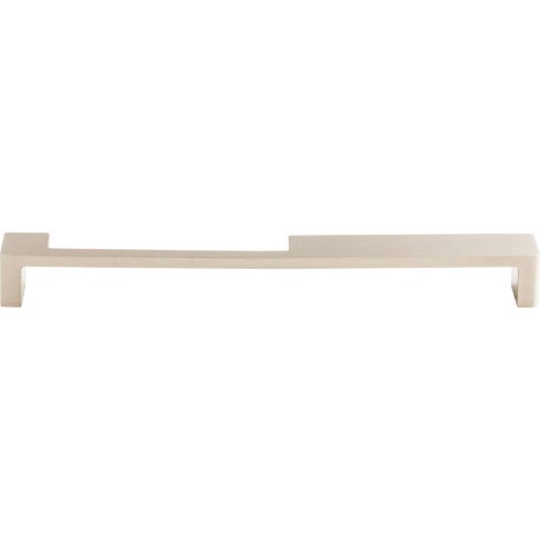 Top Knobs Modern Metro Notch Pull B 9" c-c in Brushed Satin Nickel