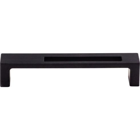 Top Knobs Modern Metro Slot Pull 5" c-c in Flat Black