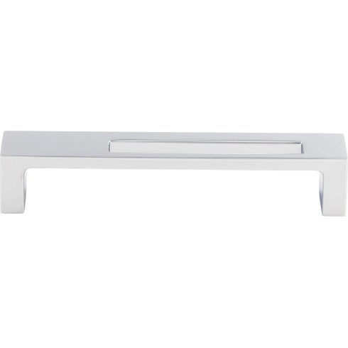 Top Knobs Modern Metro Slot Pull 5" c-c in Polished Chrome