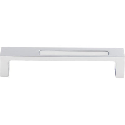Top Knobs Modern Metro Slot Pull 5" c-c in Polished Chrome