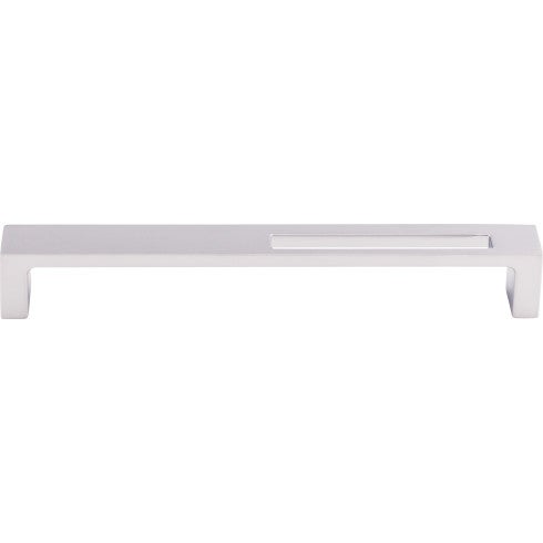 Top Knobs Modern Metro Slot Pull 7" c-c in Aluminum