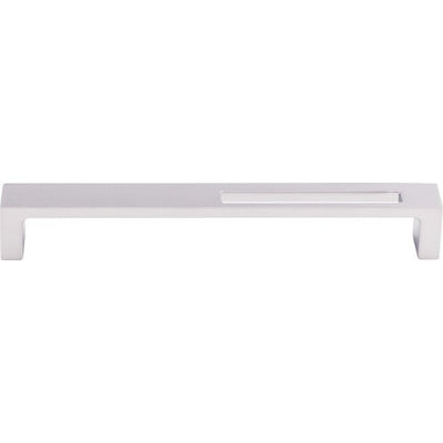 Top Knobs Modern Metro Slot Pull 7" c-c in Aluminum