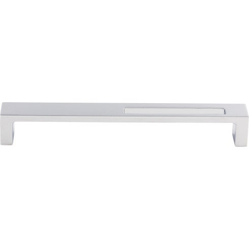 Top Knobs Modern Metro Slot Pull 7" c-c in Polished Chrome
