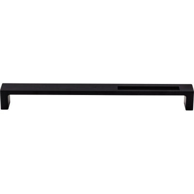 Top Knobs Modern Metro Slot Pull 9" c-c in Flat Black
