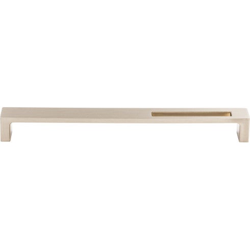 Top Knobs Modern Metro Slot Pull 9" c-c in Brushed Satin Nickel