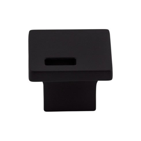 Top Knobs Modern Metro Slot Knob 1 1/4" in Flat Black