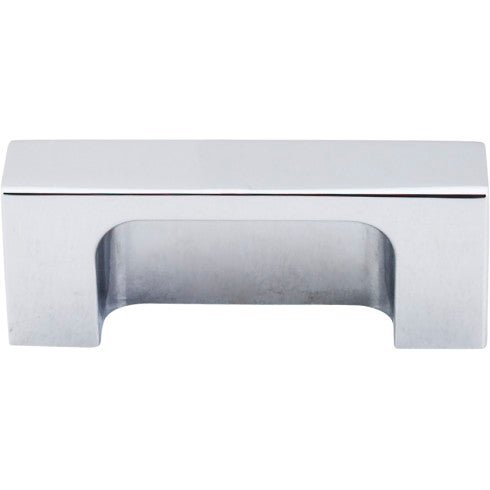 Top Knobs Modern Metro Tab Pull 2" c-c in Polished Chrome