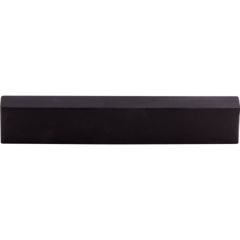 Top Knobs Modern Metro Tab Pull 5" c-c in Flat Black