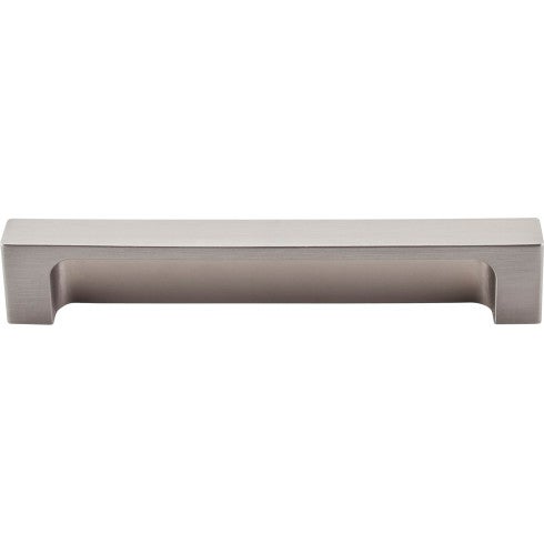 Top Knobs Modern Metro Tab Pull 5" c-c in Brushed Satin Nickel