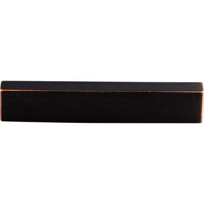Top Knobs Modern Metro Tab Pull 5" c-c in Tuscan Bronze