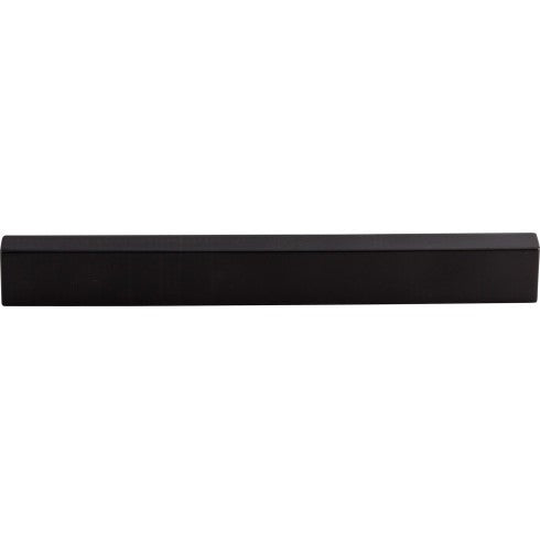 Top Knobs Modern Metro Tab Pull 8" c-c in Flat Black