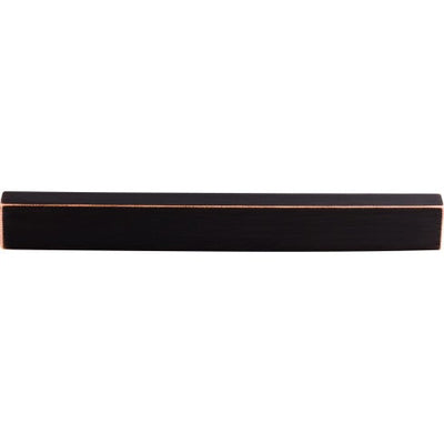 Top Knobs Modern Metro Tab Pull 8" c-c in Tuscan Bronze