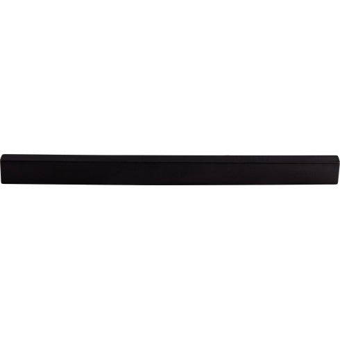 Top Knobs Modern Metro Tab Pull 12" c-c in Flat Black