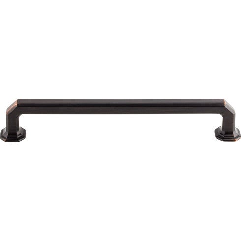Top Knobs Emerald Pull 7" c-c in Tuscan Bronze