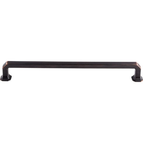 Top Knobs Emerald Pull 12" c-c Appliance Pull in Tuscan Bronze