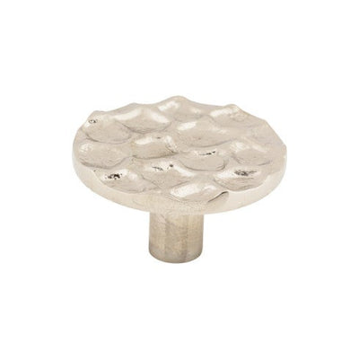 Top Knobs Cobblestone Round Knob 1 15/16" in Polished Nickel