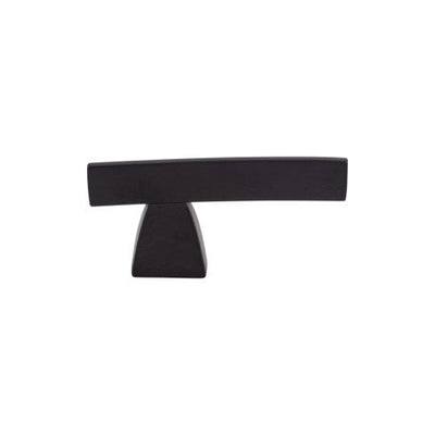Top Knobs Arched Knob 2 1/2" in Flat Black