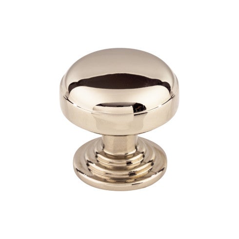 Top Knobs Ellis Knob 1 1/4" in Polished Nickel