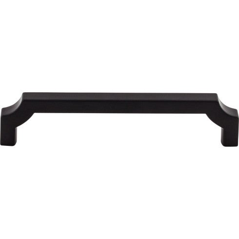 Top Knobs Davenport Pull 5 1/16" c-c in Flat Black