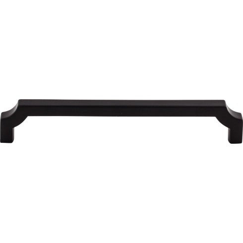 Top Knobs Davenport Pull 6 5/16" c-c in Flat Black