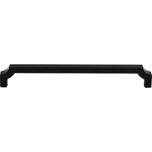 Top Knobs Davenport Pull 7 9/16" c-c in Flat Black