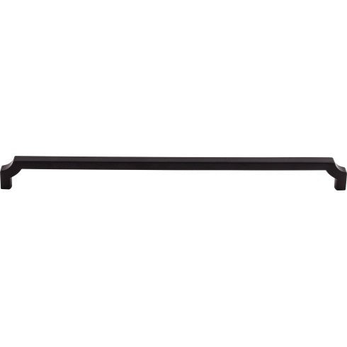 Top Knobs Davenport Pull 12" c-c in Flat Black