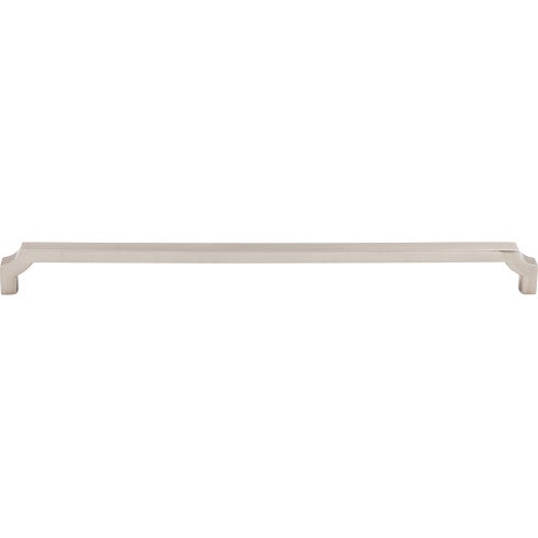 Top Knobs Davenport Pull 12" c-c in Brushed Satin Nickel