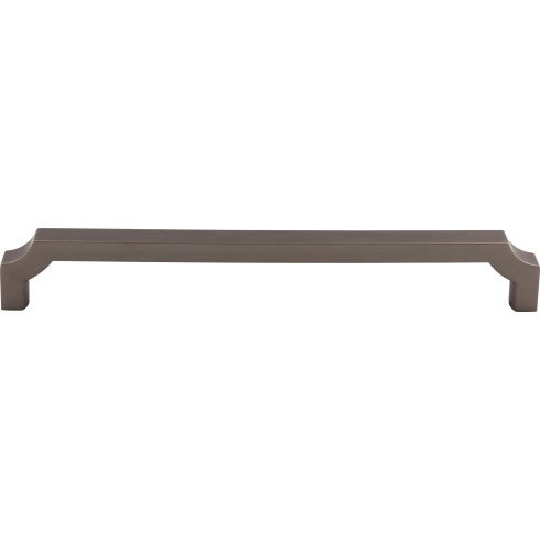 Top Knobs Davenport Pull 12" c-c Appliance Pull in Ash Gray
