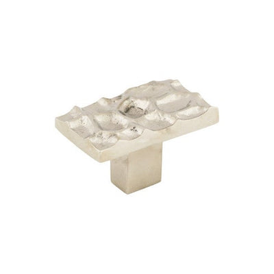 Top Knobs Cobblestone Rectangle Knob 1 7/8" in Polished Nickel