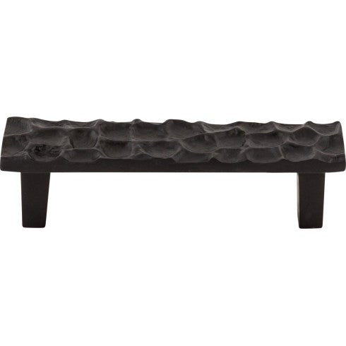 Top Knobs Cobblestone Pull 3 3/4" c-c in Coal Black