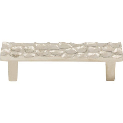Top Knobs Cobblestone Pull 3 3/4" c-c in Polished Nickel