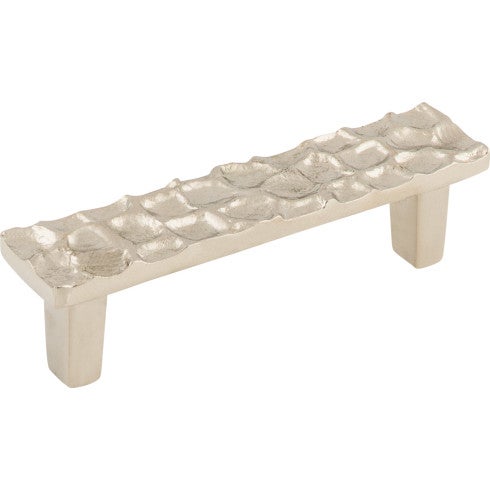 Top Knobs Cobblestone Pull 3 3/4" c-c in Polished Nickel