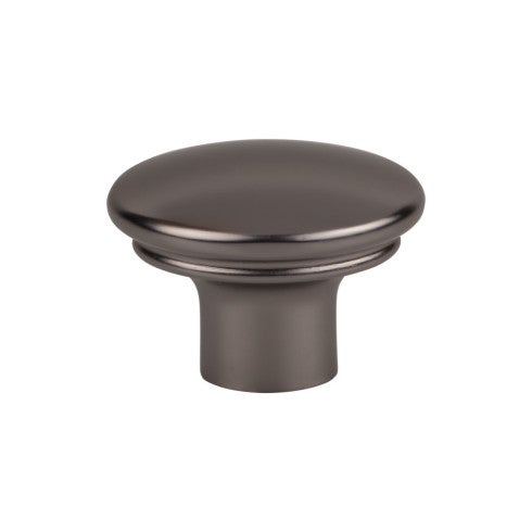 Top Knobs Julian Oval Knob 1 3/8" in Ash Gray