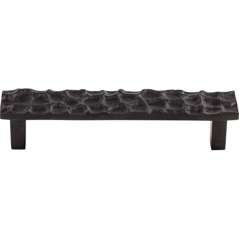 Top Knobs Cobblestone Pull 5 1/16" c-c in Coal Black